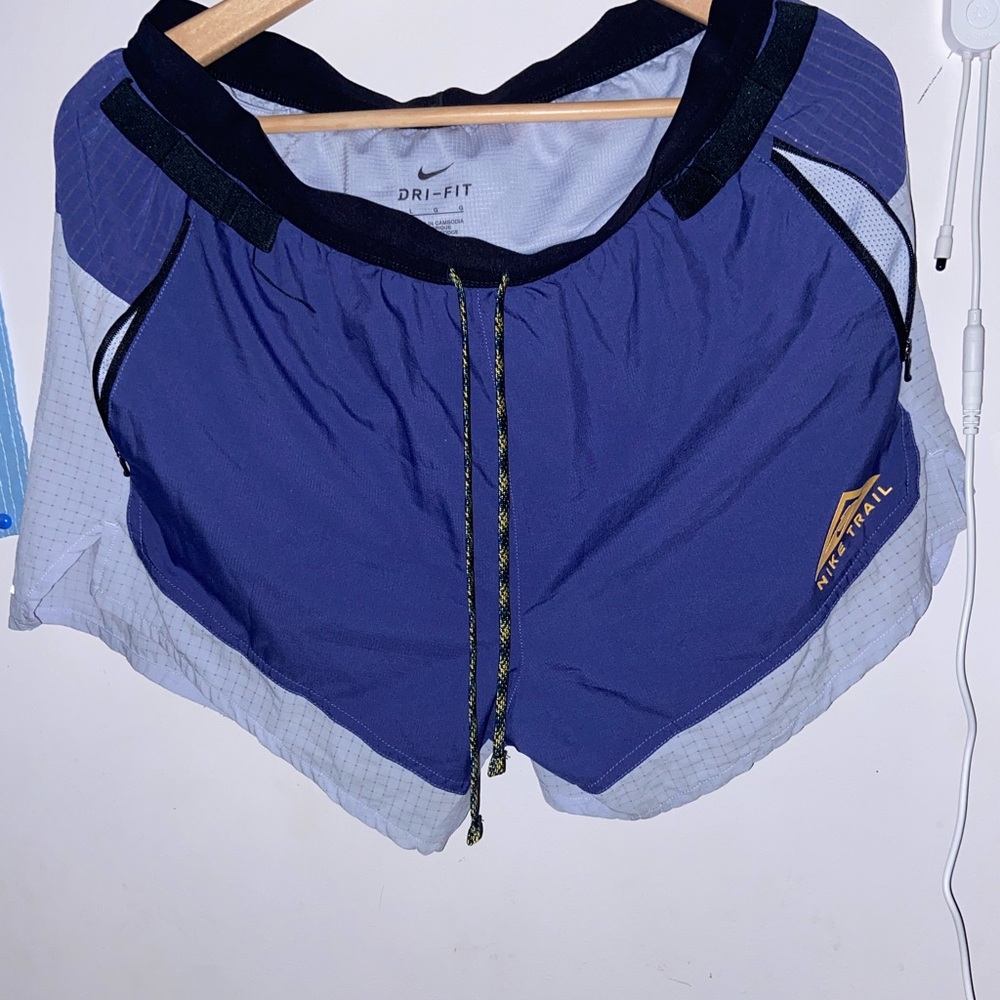 Purple Nike trail shorts size L